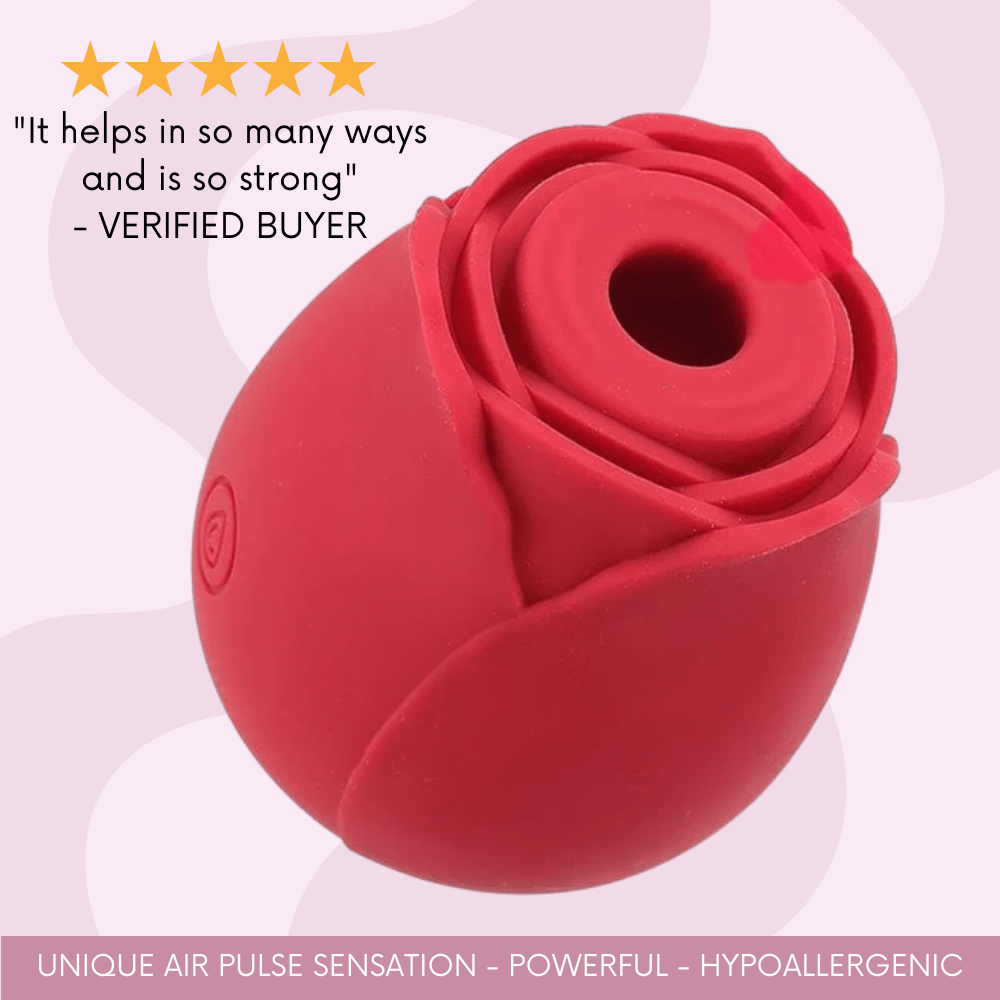 Euphoria Rose Sex Toy Air Pulse Stimulator - OmniPleasures