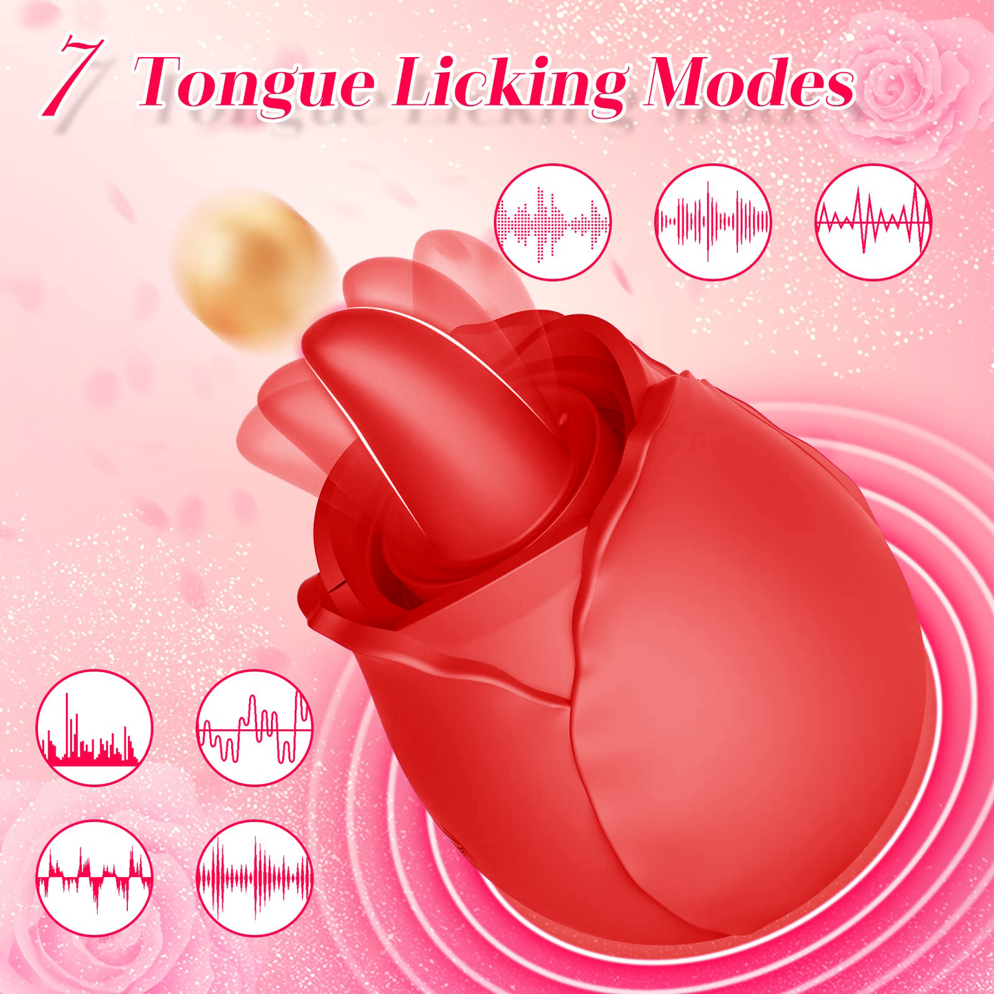 2-in-1 Tongue-licking & Suckiner Rose Clit Pump - OmniPleasures