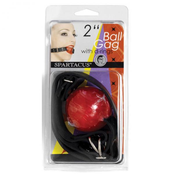 Ball Gag Red Rubber Ball - OmniPleasures