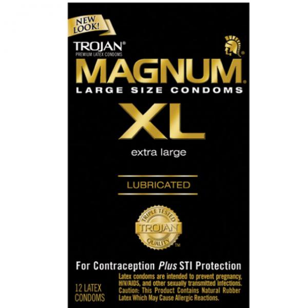 Trojan Magnum Xl Lubricated Condoms - OmniPleasures