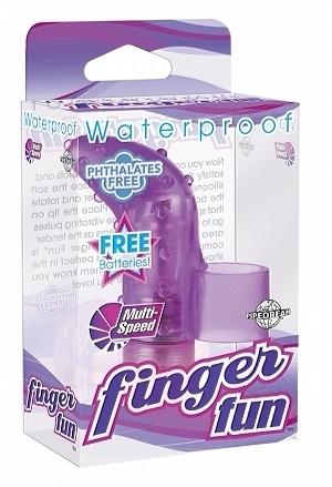 Waterproof Finger Fun Purple - OmniPleasures