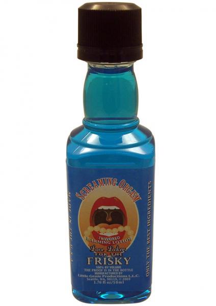 Love Lickers Flavored Warming Oil Screamin Orgasm 1.76oz - OmniPleasures