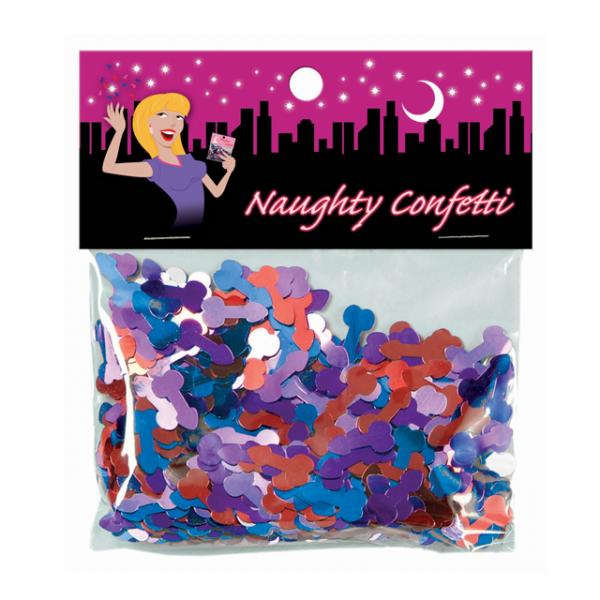 Naughty Confetti Penis Assorted Colors - OmniPleasures