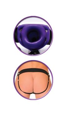 For Him Or Her Hollow Strap On Purple - OmniPleasures