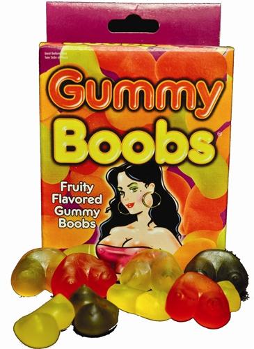 Gummy Boobs Fruit Flavors 4.3oz - OmniPleasures