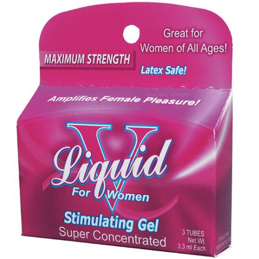 Liquid V Stimulating Gel For Women 3 Tubes - OmniPleasures