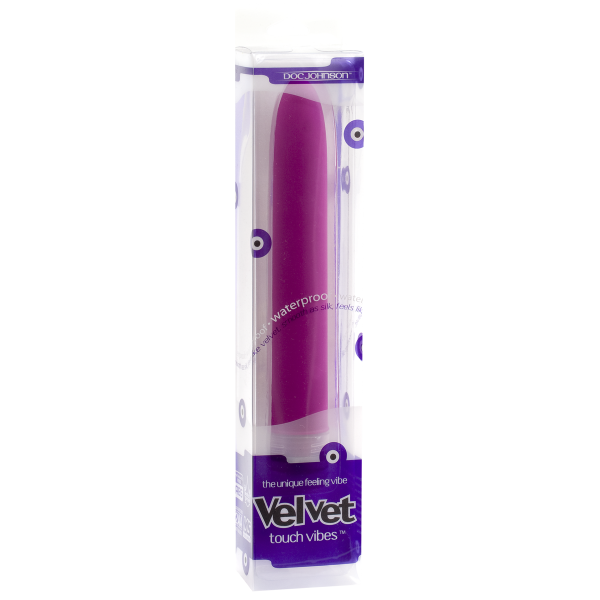 Velvet Touch Vibe 7 Inches Magenta Purple - OmniPleasures