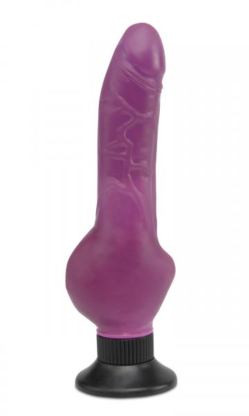 Waterproof Wall Bangers Purple Suction Cup Dildo - OmniPleasures