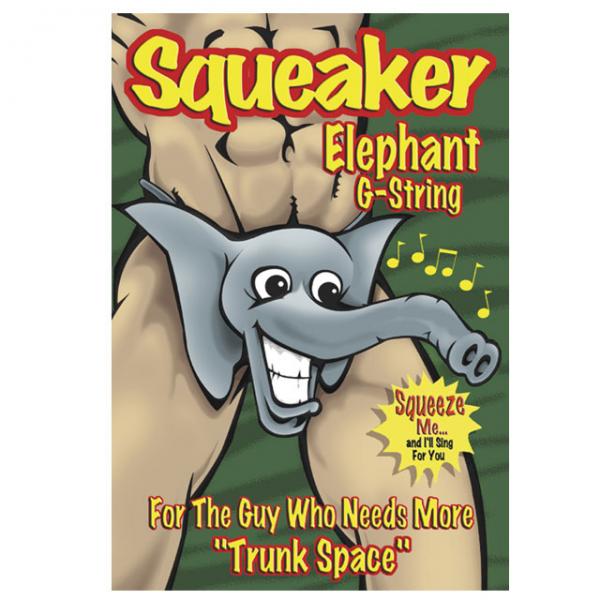 Male Power Squeaker Elephant G-String - OmniPleasures