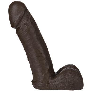 Vac-U-Lock 8in Realistic Cock - Brown - OmniPleasures