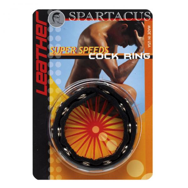 Spartacus Leather Super Speeds Cock Ring - OmniPleasures