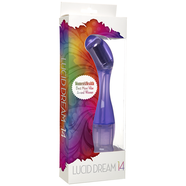 Lucid Dream No 14 Multi-Speed Waterproof G-Spot Vibrator - Purple - OmniPleasures