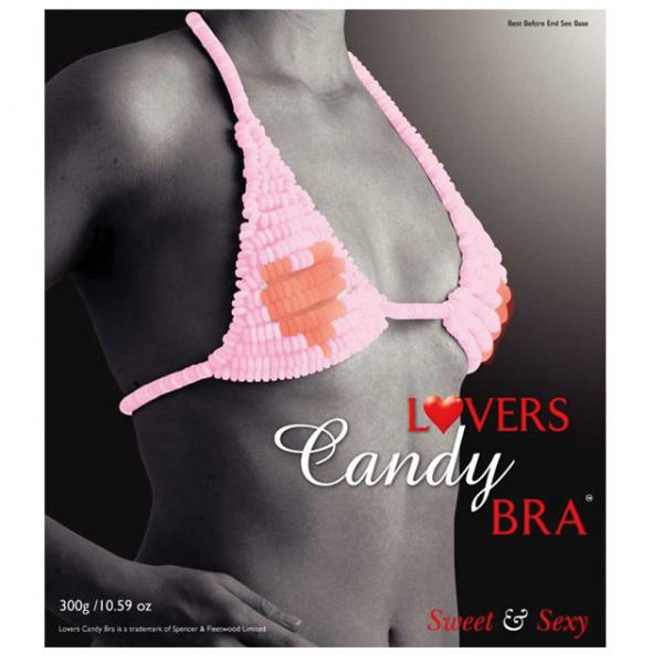 Lover's Candy Bra Heart Red, Pink - OmniPleasures