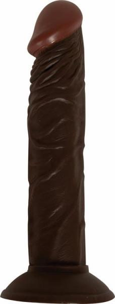 All American Whopper Vibrating 8 Inches Dildo Brown - OmniPleasures