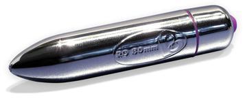 RO-80mm Bullet Vibe Silver - OmniPleasures