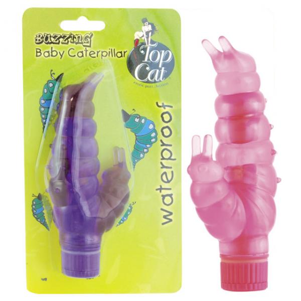 Buzzing Baby Caterpillar Waterproof Vibrator (pink) - OmniPleasures