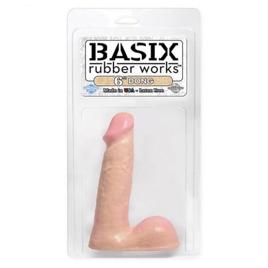 Basix Rubber Works 6 Inch Dong - OmniPleasures