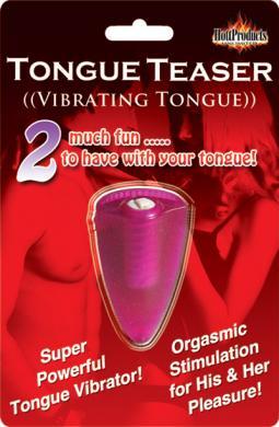 Tongue Teaser Silicone Oral Vibrator - Pink - OmniPleasures