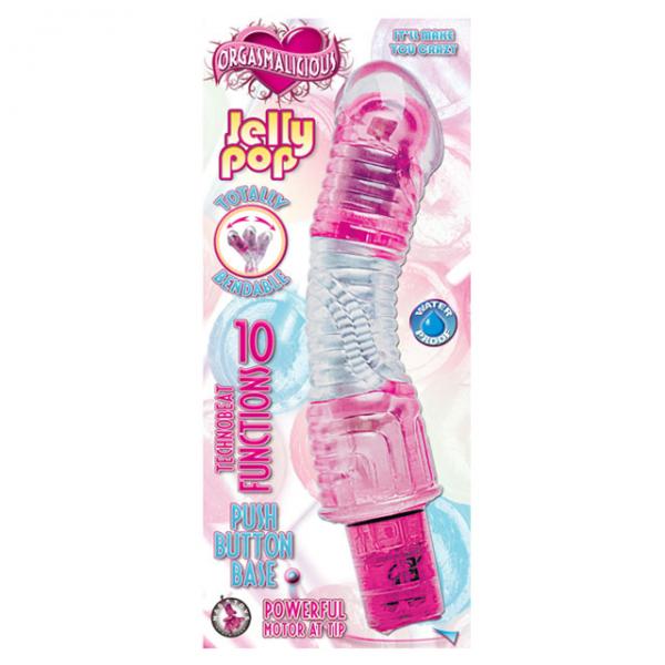 Orgasmalicious Jelly Pop Pink Vibrator - OmniPleasures