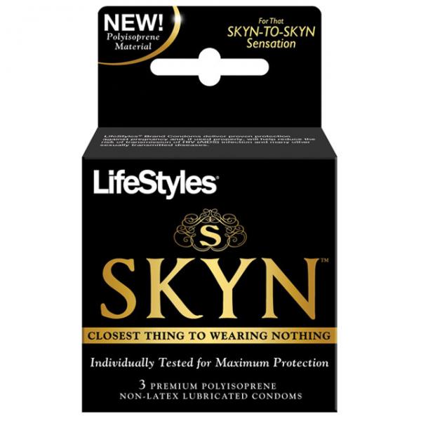 Lifestyles Skyn Non-Latex Condoms 3 Pack - OmniPleasures