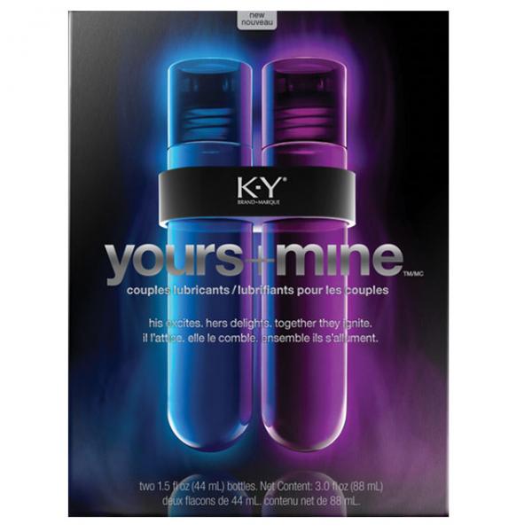 K-y Yours And Mine Couples Lubricants - OmniPleasures