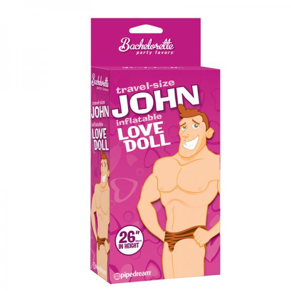 Bachelorette Party Favors Travel Size John Blow Up Doll - OmniPleasures