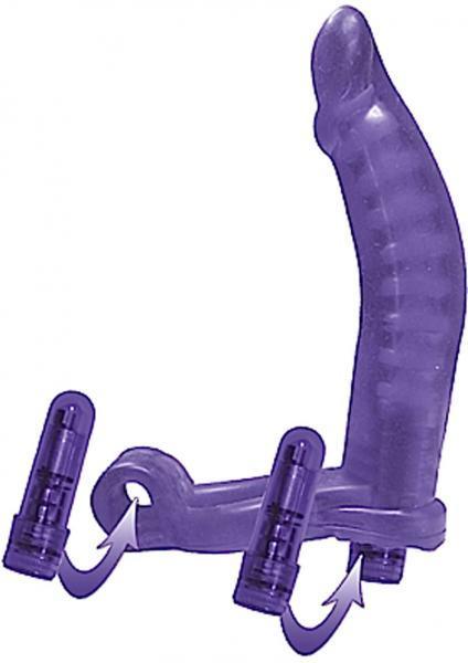 Double Penetrator C-Ring Purple - OmniPleasures