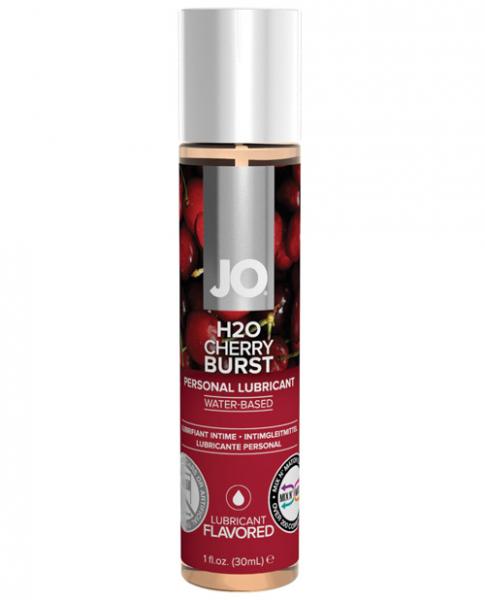 System JO H2O Flavored Lubricant Cherry Burst 1oz - OmniPleasures