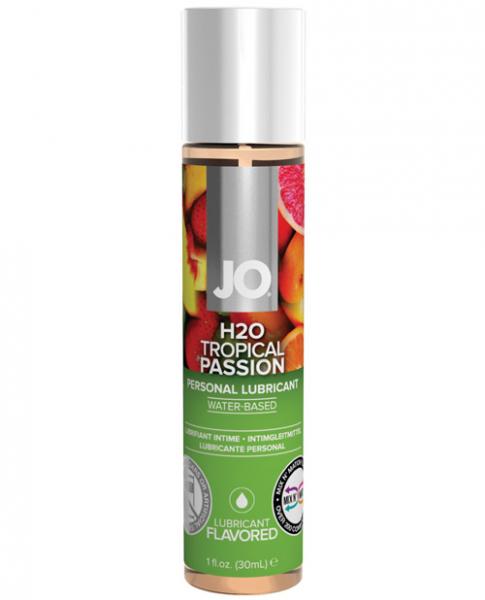 System JO H2O Flavored Lubricant Tropical Passion 1oz - OmniPleasures