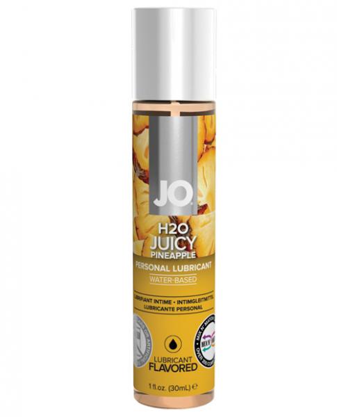 System JO H2O Flavored Lubricant Pineapple 1oz - OmniPleasures