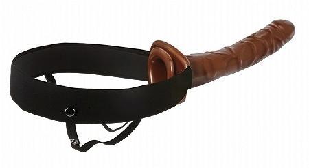 10in Chocolate Dream Hollow Strap-On - OmniPleasures