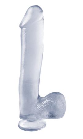 Basix Dong Suction Cup 10 Inch Clear - OmniPleasures