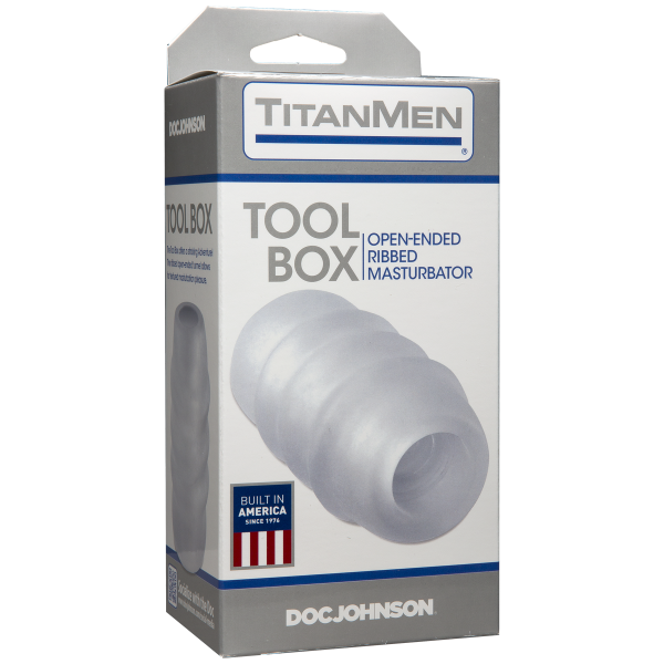 Titanmen Tool Box Clear Stroker - OmniPleasures