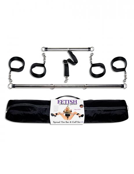 Fetish Fantasy Spread Em Bar And Cuff Set - OmniPleasures