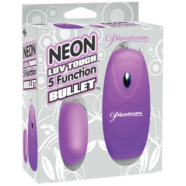 Neon Luv Touch 5 Function Bullet Purple - OmniPleasures