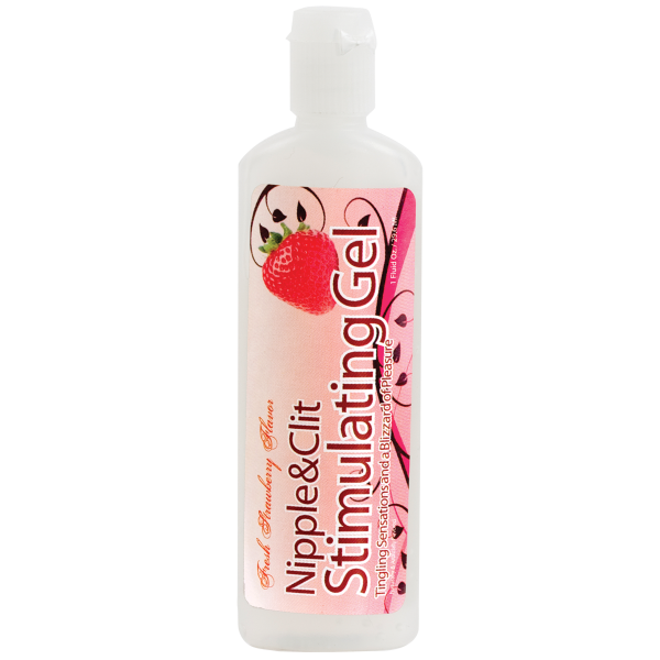 Nipple & Clit Stimulating Gel Strawberry 1oz - OmniPleasures