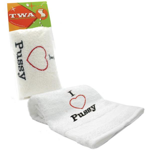 Towels With Attitude - I Heart Pussy - OmniPleasures