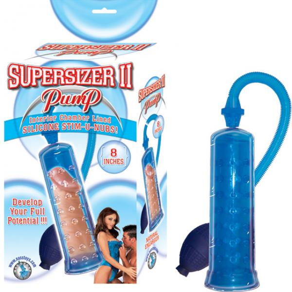 Supersizer Ii Pump Blue - OmniPleasures