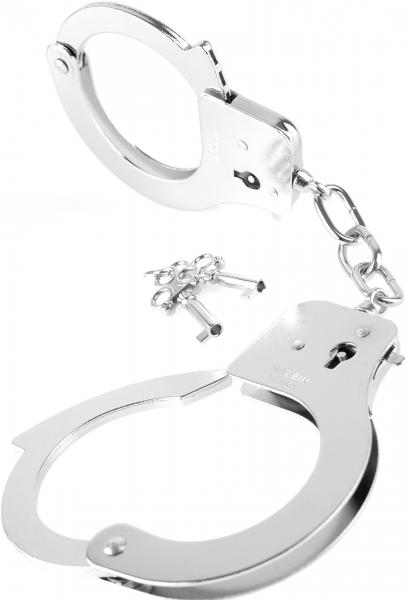 Fetish Fantasy Designer Metal Handcuffs - Silver - OmniPleasures