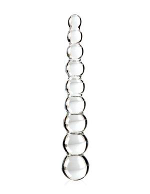 Icicles No 2 Glass Anal Beads Clear - OmniPleasures