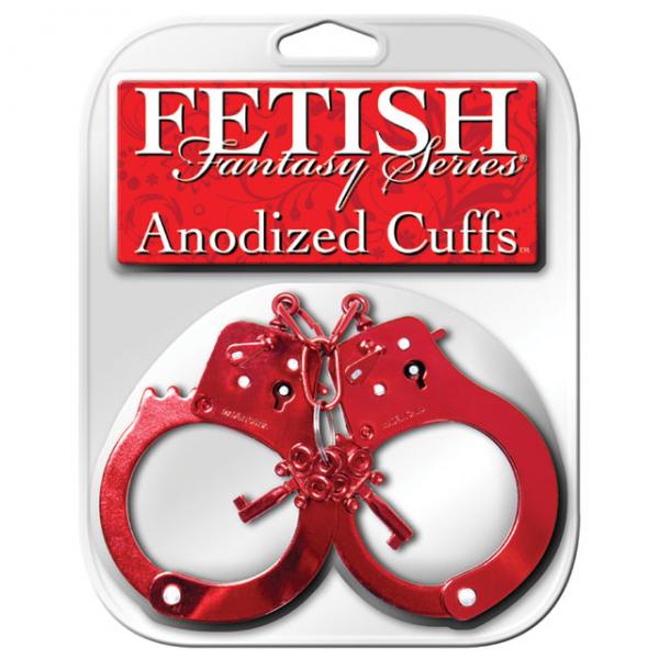 Fetish Fantasy Anodized Cuffs Red - OmniPleasures