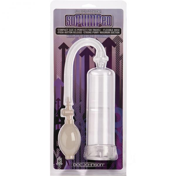 So Pumped Penis Pump Without Sleeve Clear - OmniPleasures