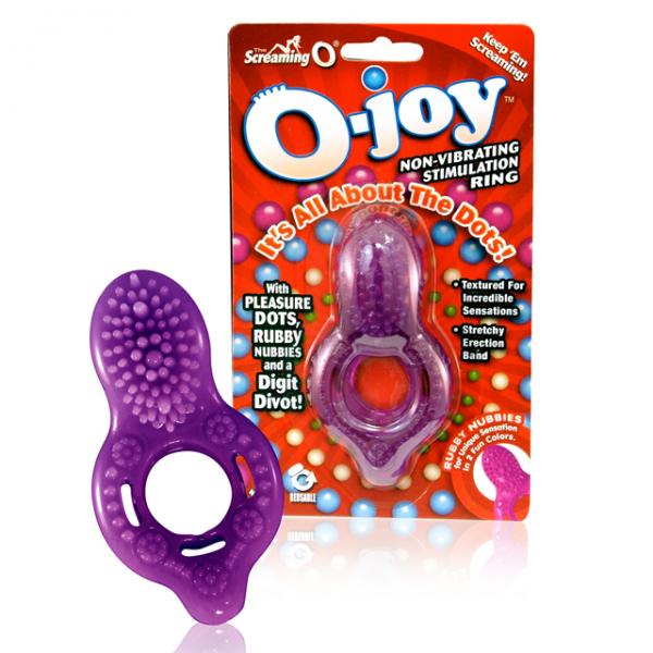 Screaming O O Joy Cock Ring Purple - OmniPleasures