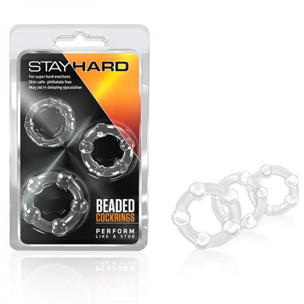 Blush Stay Hard Cock Rings (3) - OmniPleasures