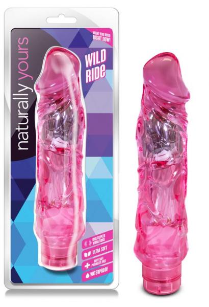 Wild Ride Waterproof Vibrator - Pink - OmniPleasures