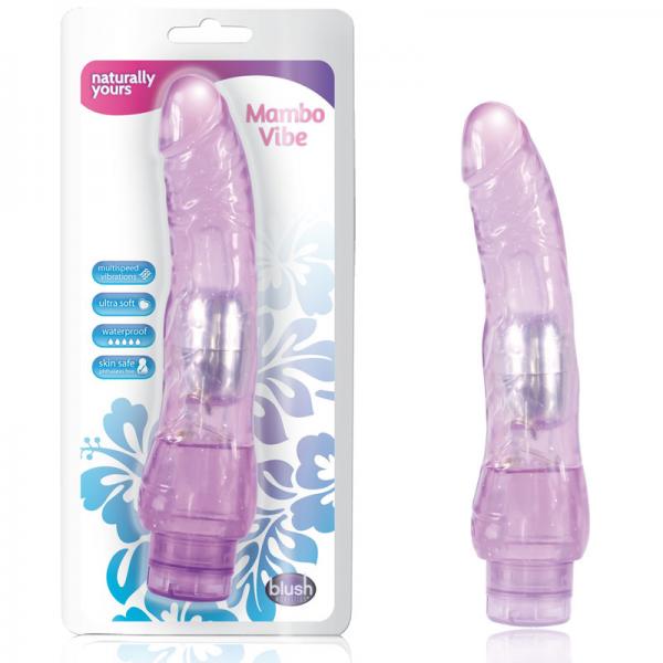 Mambo Vibrating Dong Purple - OmniPleasures