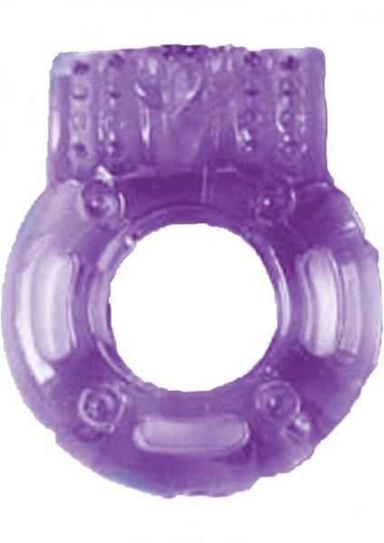 Macho Vibrating Cockring Purple - OmniPleasures