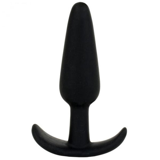 Mood Naughty Medium Black Silicone Butt Plug - OmniPleasures