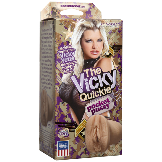 Vicky Vette The Quickie Ultraskyn Pocket Pussy - OmniPleasures