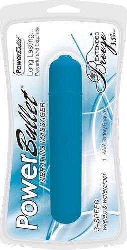 Power Bullet Breeze Extended 3 Speed Blue Vibrator - OmniPleasures